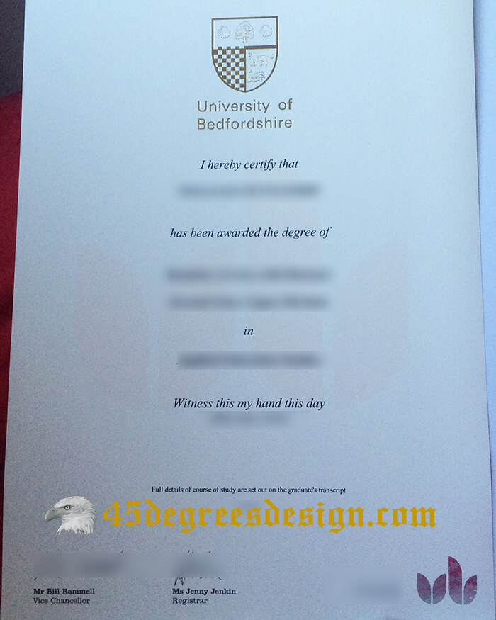 University of Bedfordshire diploma