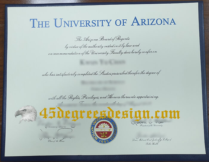 University of Arizona diploma 