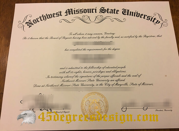 Northwest Missouri State University diploma