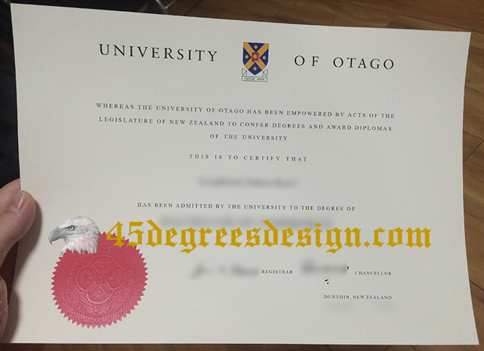 University of Otago diploma