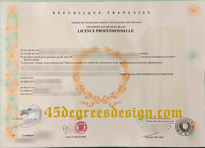 Université Savoie Mont Blanc licence