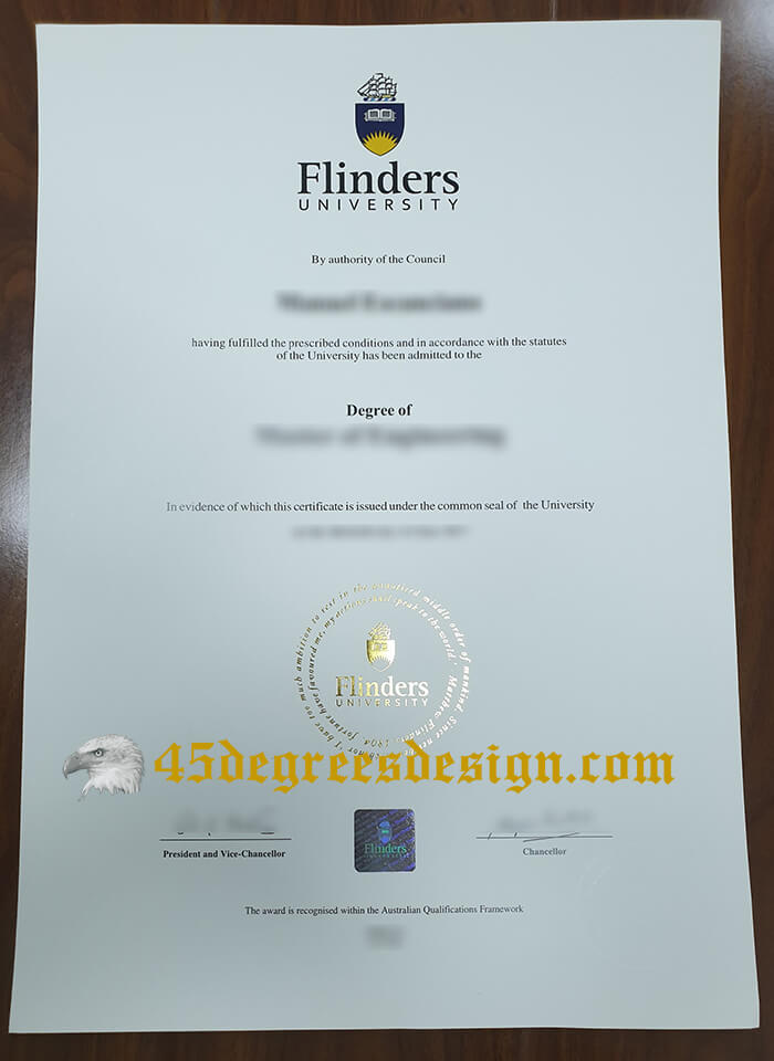 Flinders University New Version Diploma