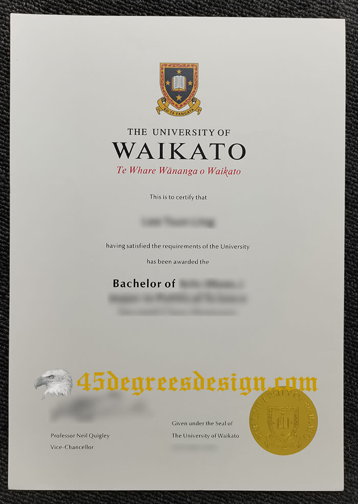 University of Waikato diploma 