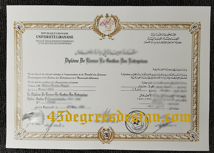 Lebanese University (LU) diploma 