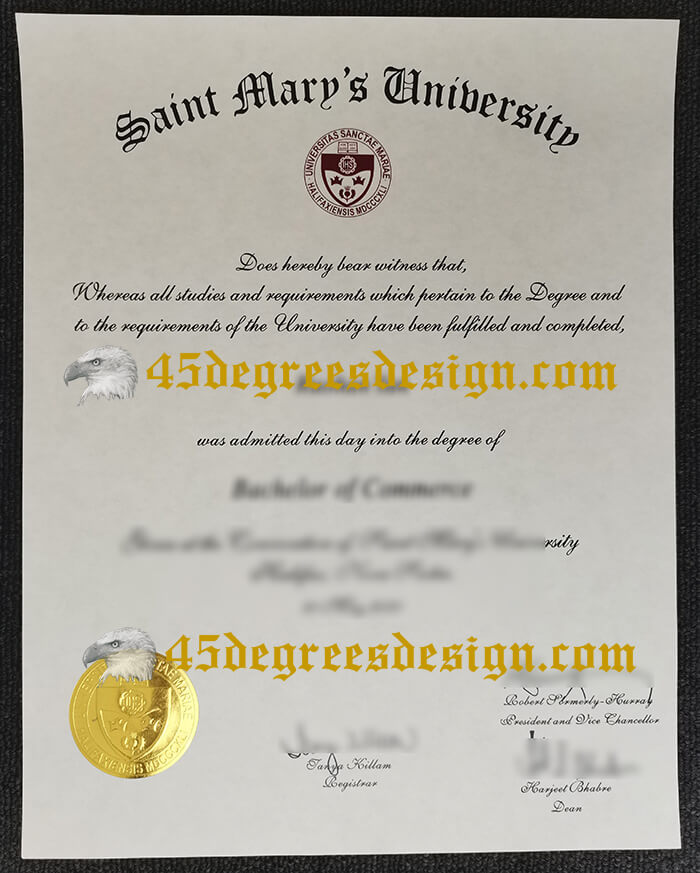 Saint Mary's University degree