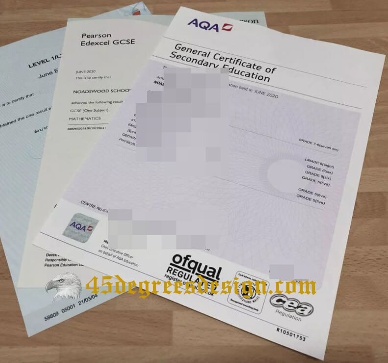  AQA GCSE Certificate