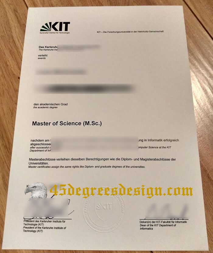 Karlsruhe Institute of Technology diploma