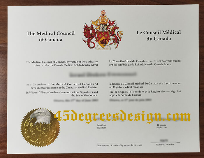 Licentiate of the medical Council of Canada