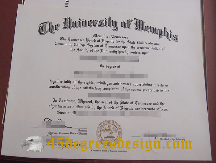 University of Memphis diploma 