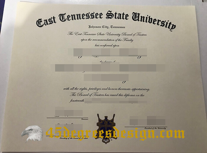 ETSU diploma