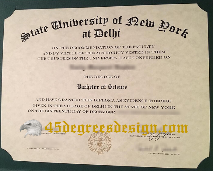 SUNY Delhi degree