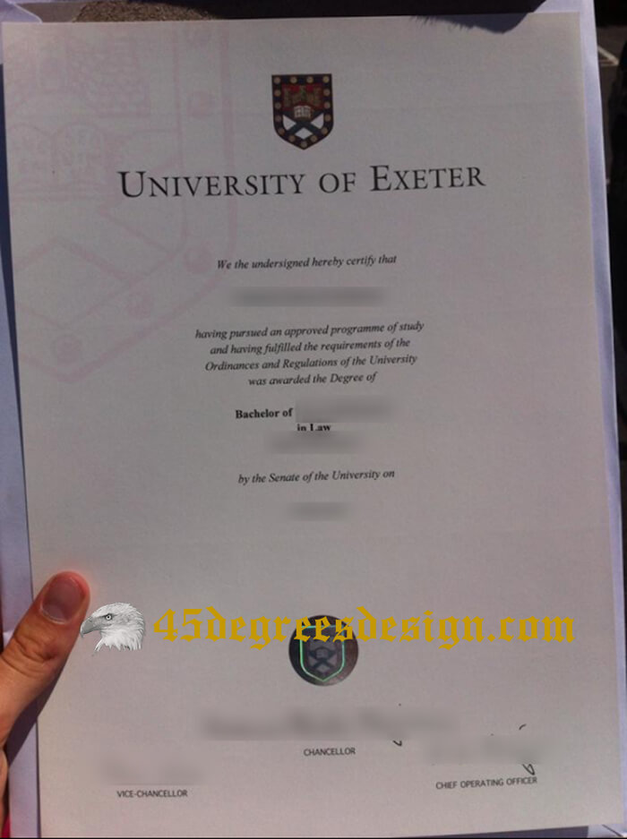  University of Exeter diploma 