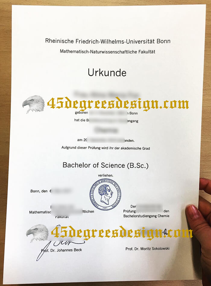  Rhenish Friedrich Wilhelm University of Bonn Fake Diploma