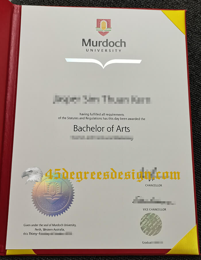 Murdoch University Bachelor of Arts Diploma Murdoch University Bachelor of Arts Diploma