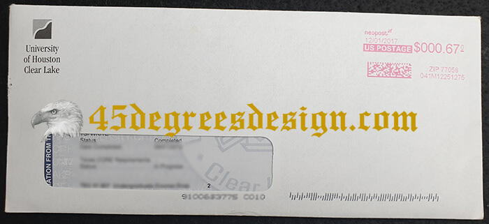 UHCL Transcript Envelope UHCL Transcript Envelope