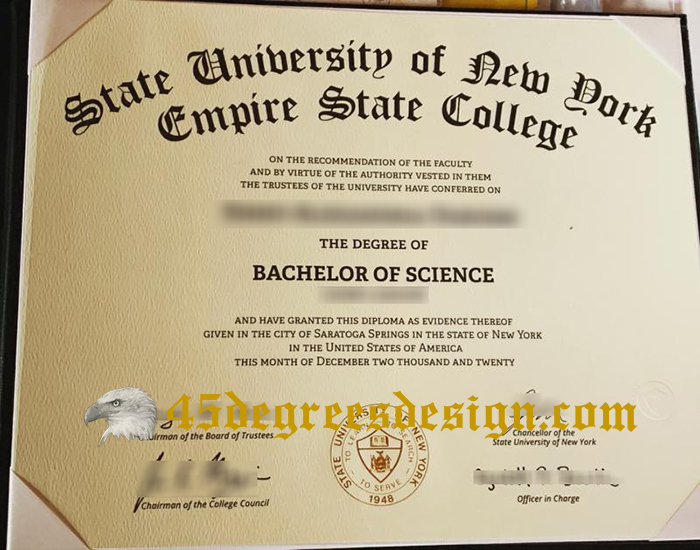 Empire State College diploma 