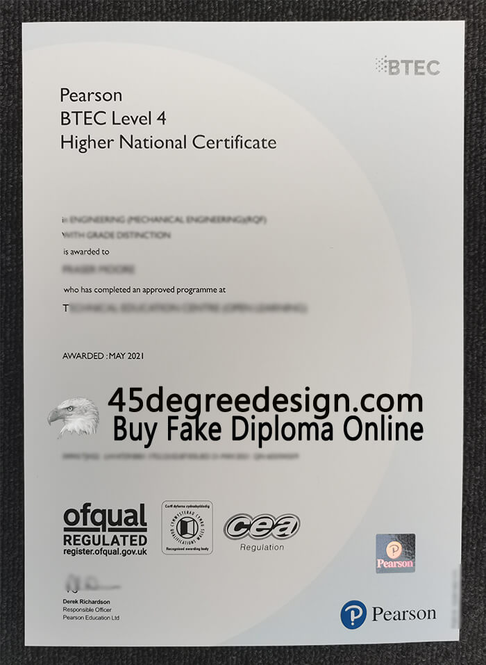 BTEC Level 4 Higher National Certificate, Buy certificate online BTEC Level 4 Higher National Certificate
