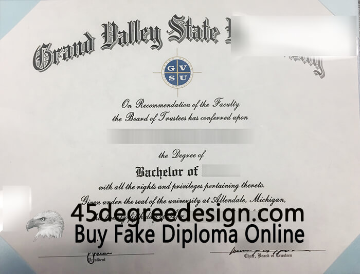   Grand Valley State University Diploma