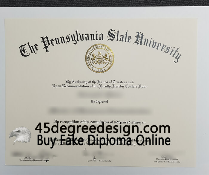 PSU MBA diploma