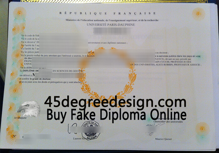 Université Paris-Dauphine diploma Université Paris-Dauphine diploma