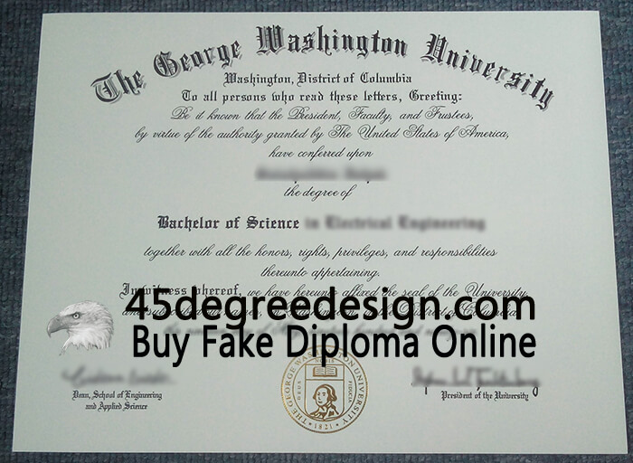George Washington University diploma, Buy diploma online