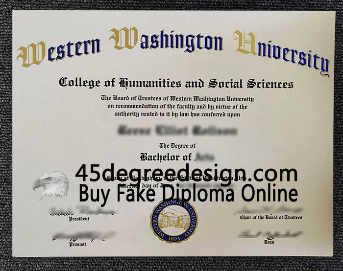 WWU diploma WWU degree certificate