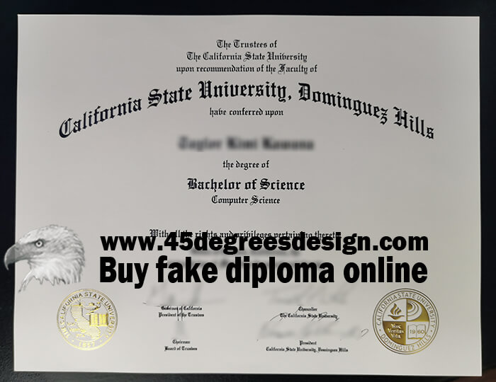 California State University, Dominguez Hills diploma 