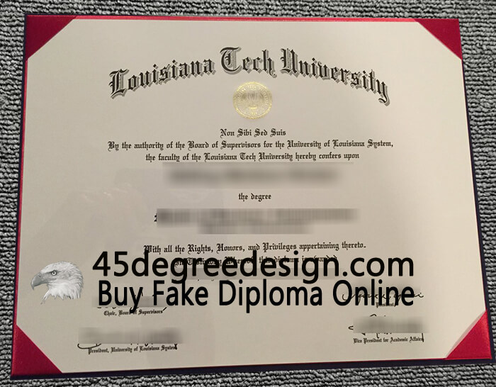 Louisiana Tech University diploma 