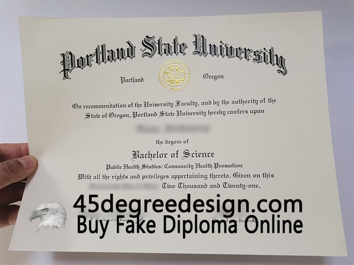 Portland State University BSc diploma， PSU degree