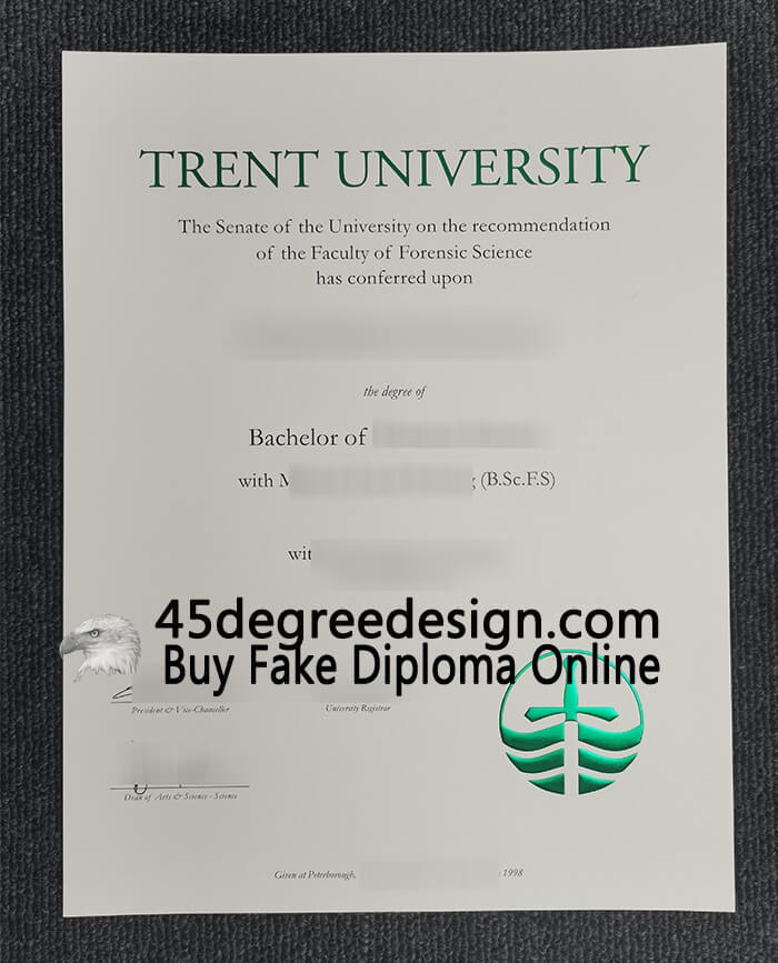 Trent University diploma 