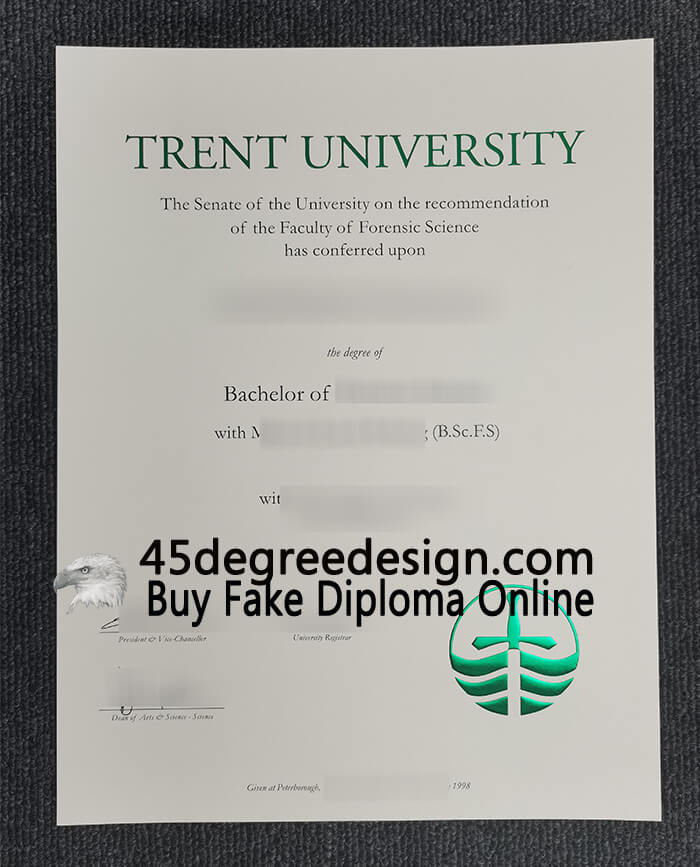 Trent University diploma Trent University diploma