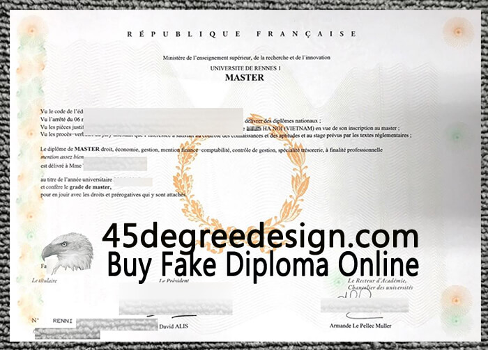 Université Rennes-I diploma