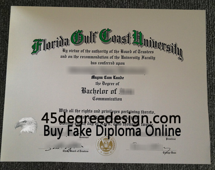 FGCU diploma 