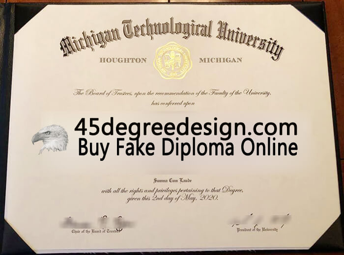 Michigan Technological University diploma 