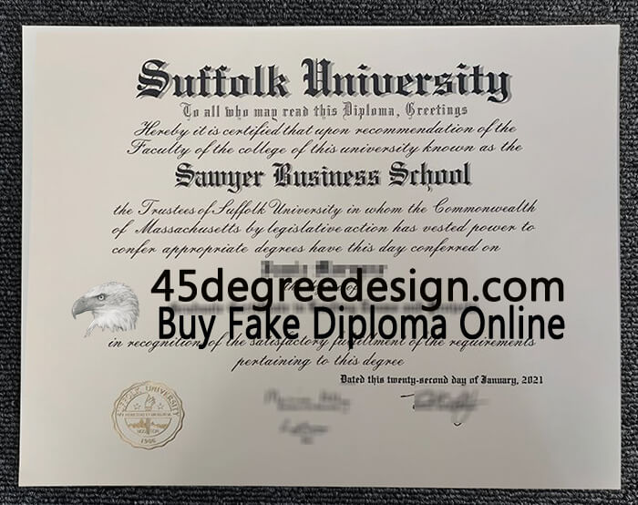 Suffolk University diploma, Buy Suffolk University degree