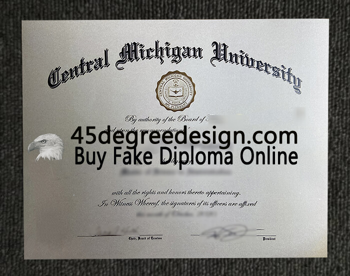 Central Michigan University diploma 