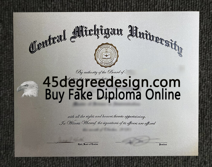 Central Michigan University diploma
