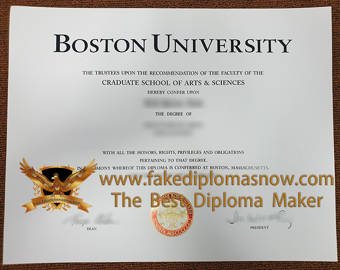Boston University degree, buy fake diploma 