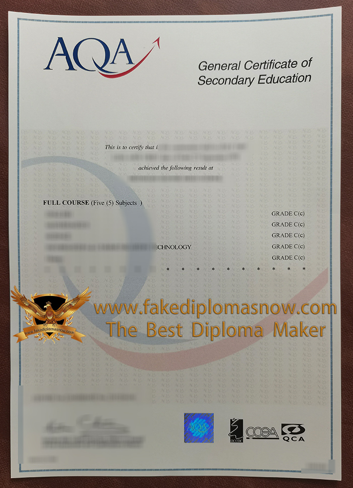 AQA GCSE Certificate AQA GCSE Certificate