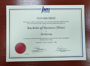 INTI International University fake diploma