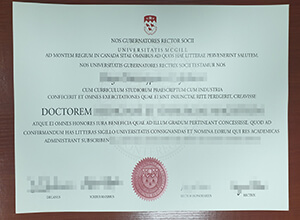 fake McGill University degree