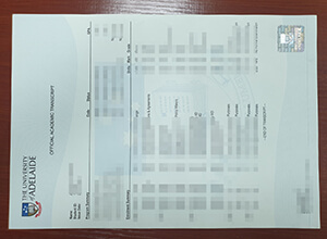 University of Adelaide fake transcript