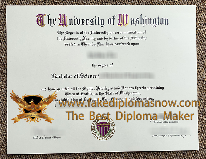 University of Washington degree 