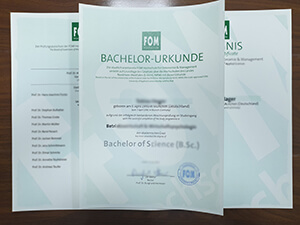 FOM Hochschuie diploma