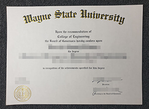 WSU diploma