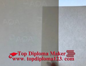 AQA watermark paper
