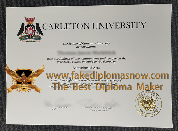 Carleton University diploma