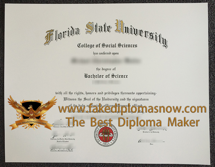 Florida State University diploma