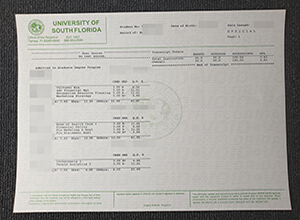 Order a fake USF transcript, buy fake degree in USA