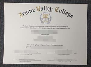 Irvine Valley College diploma